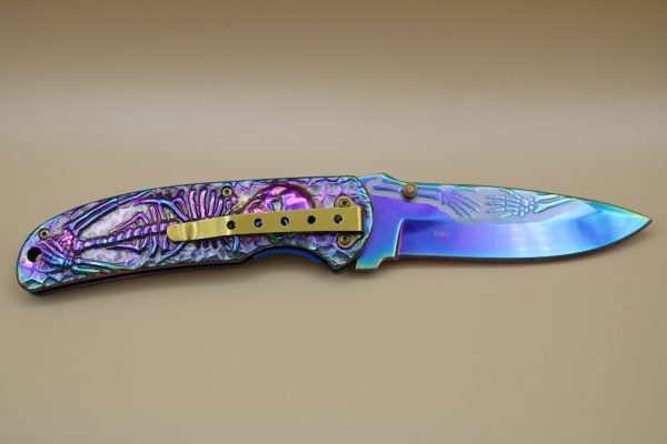 Couteau "Squelette arc-en-ciel" – Image 5