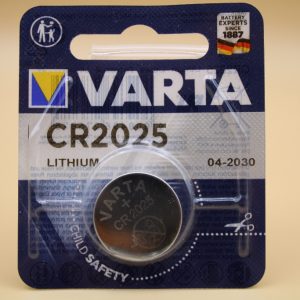 Pile bouton CR2025 VARTA lithium
