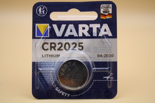 Pile bouton CR2025 VARTA lithium